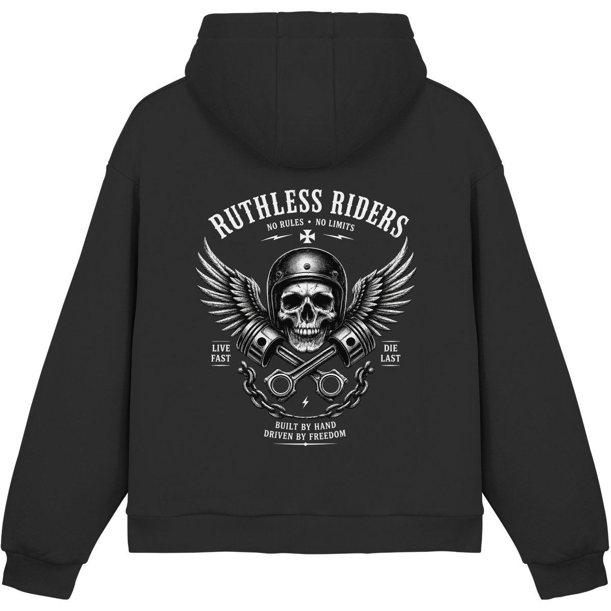 iron skull Hoodie
