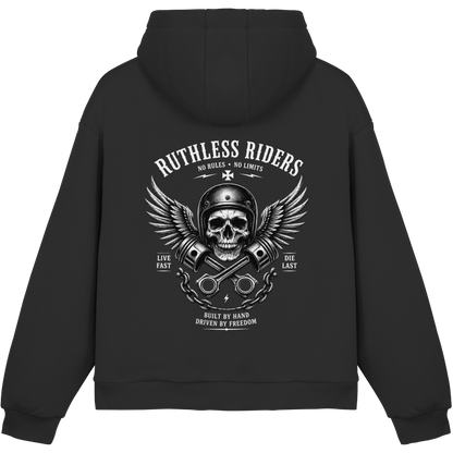 iron skull Hoodie