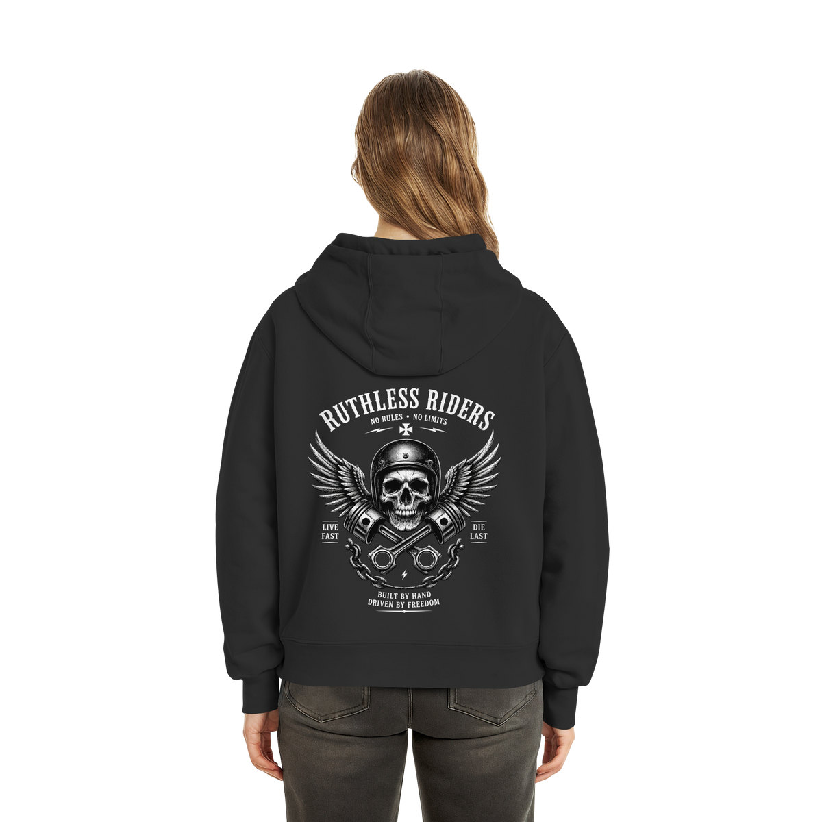 iron skull Hoodie