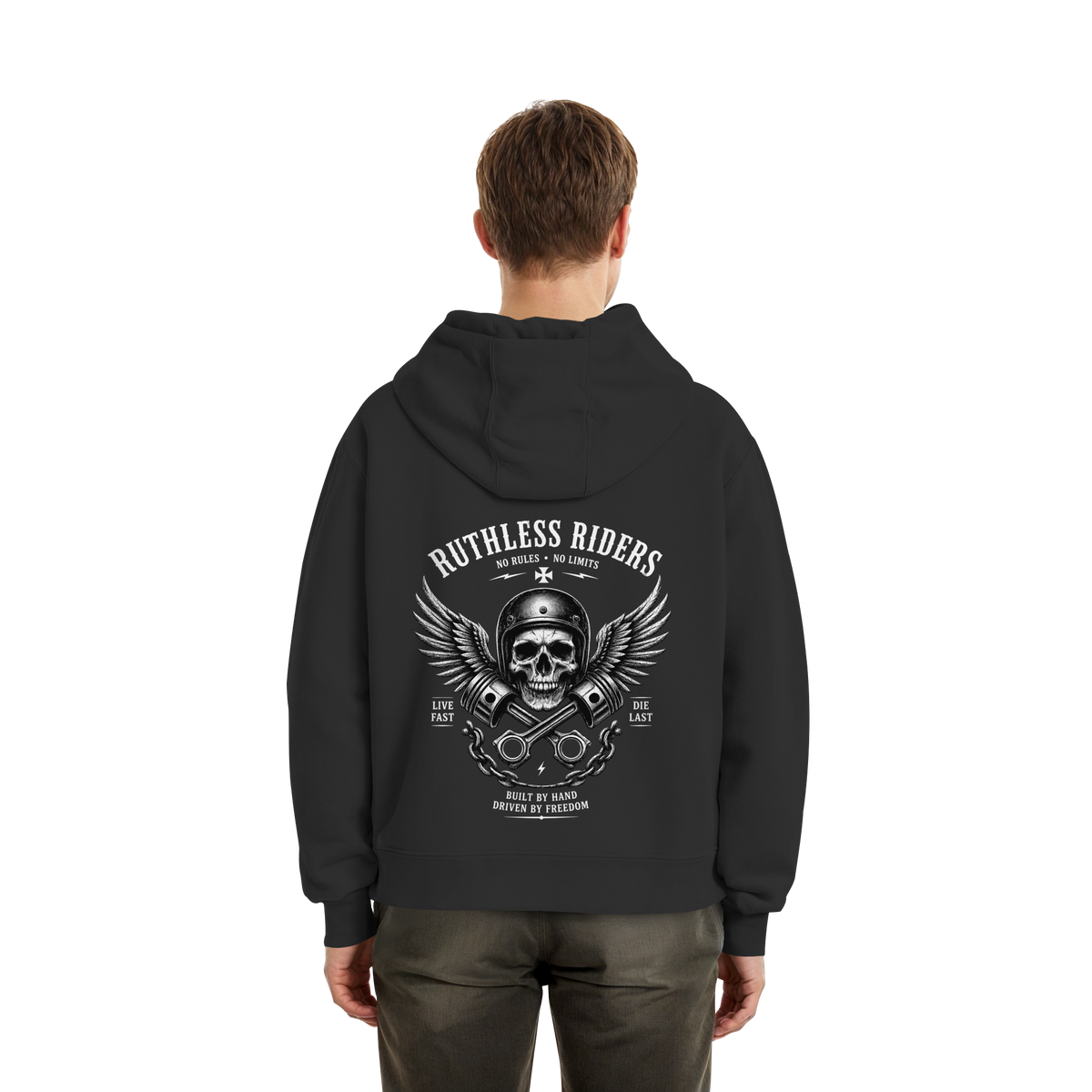iron skull Hoodie