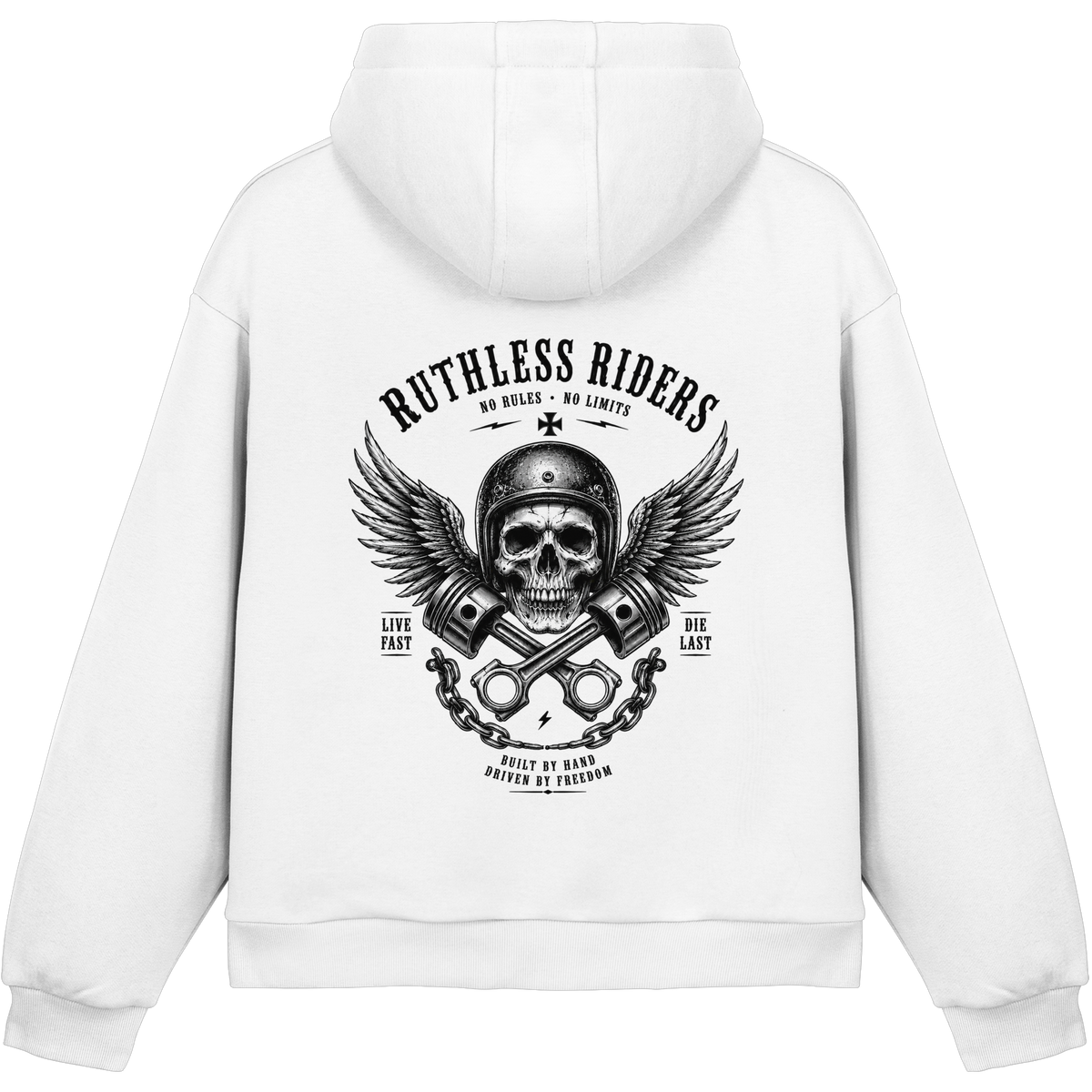 iron skull Hoodie