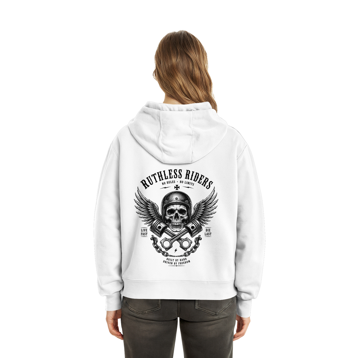 iron skull Hoodie