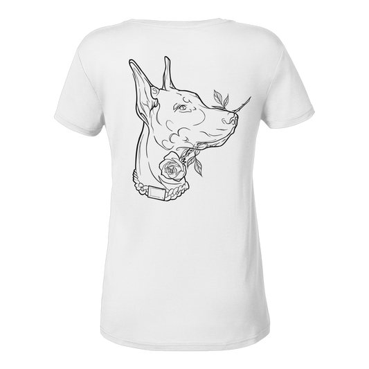 vigilant doberman woman